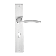 ALA Door Lever handle on Plate - Polish